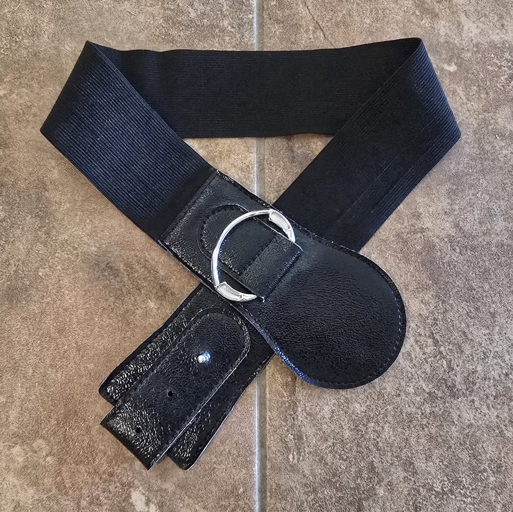 Black O Ring Detailed 31 Elastic Belt